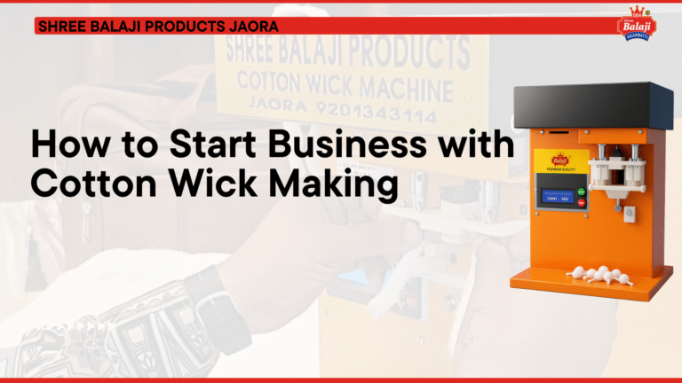 balaji cotton wick machine